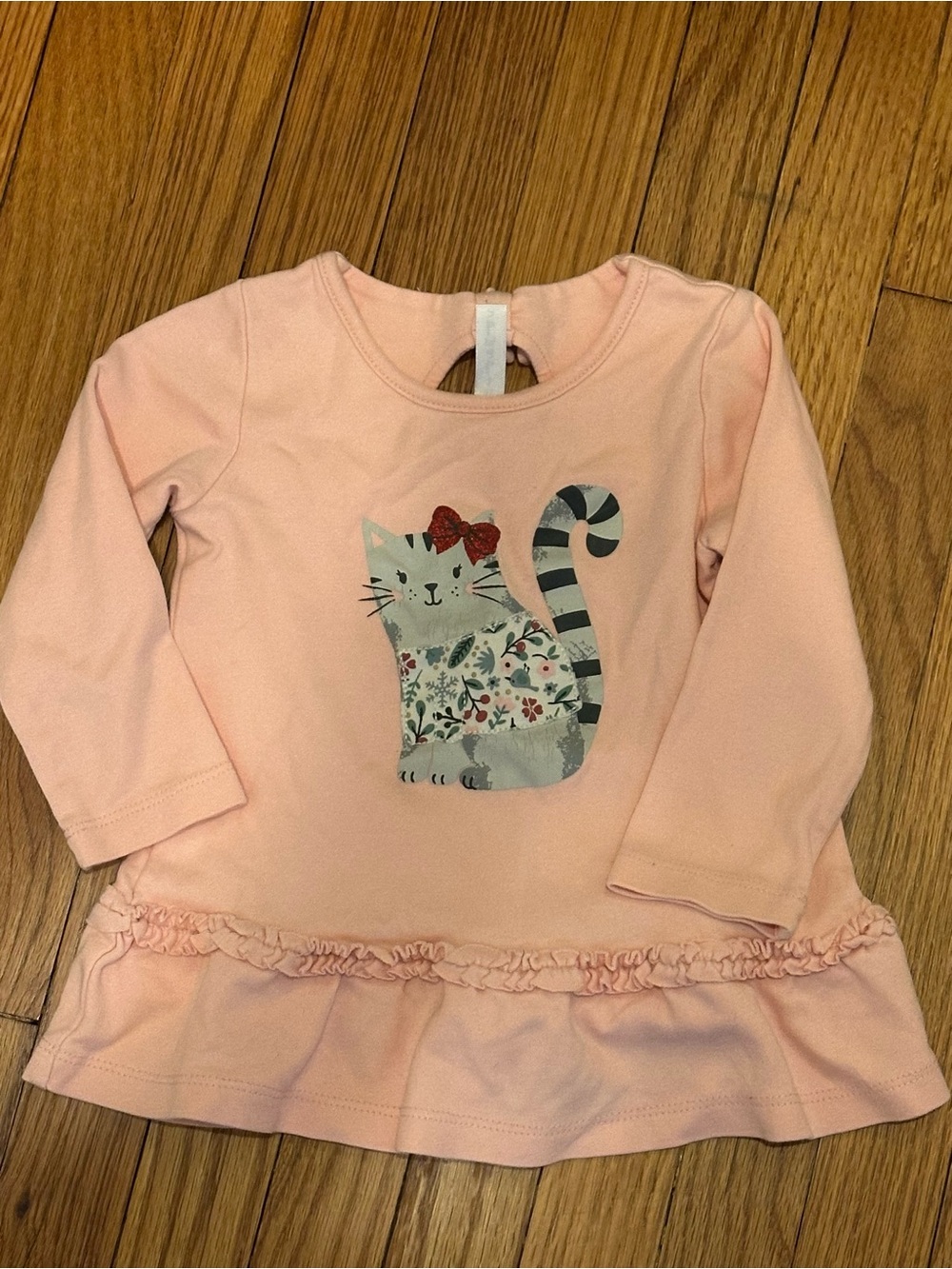 Minibamba Girls' Holiday Cat Top